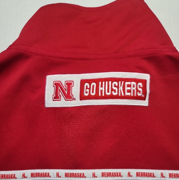 Spike Sports NCAA Nebraska Cornhuskers Zip Up Track Jacket Men's Large - Picture 9 of 11
